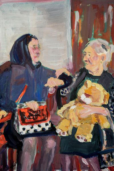 Vieilles dames espagnoles par Peintures Liesbeth Serlie
