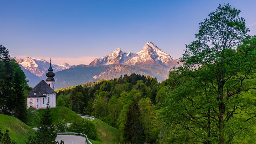 Maria Gern, Berchtesgaden, Beieren, Duitsland van Henk Meijer Photography