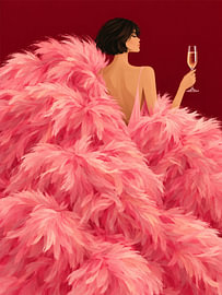Ein Meer aus rosa, federleichtem Glamour von Mosaic Dialogue