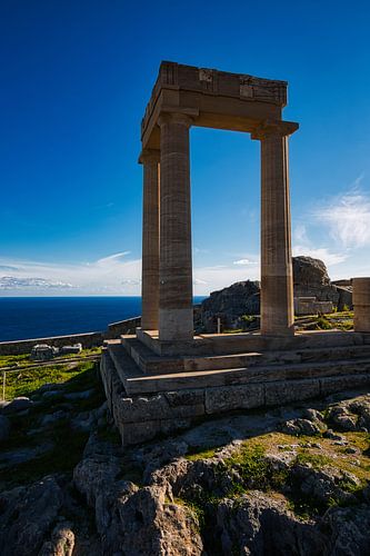 Akropolis van Lindos, Rhodos, Griekenland