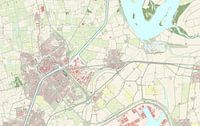 Kaart van Middelburg van Rebel Ontwerp thumbnail