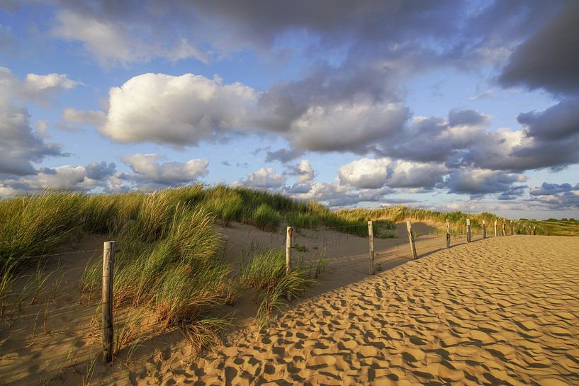 Clouds above the dunes near Noordwijk by Dirk van Egmond