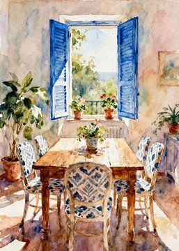 Von Henri Matisse inspiriertes Esszimmer von Muhammad Ardian