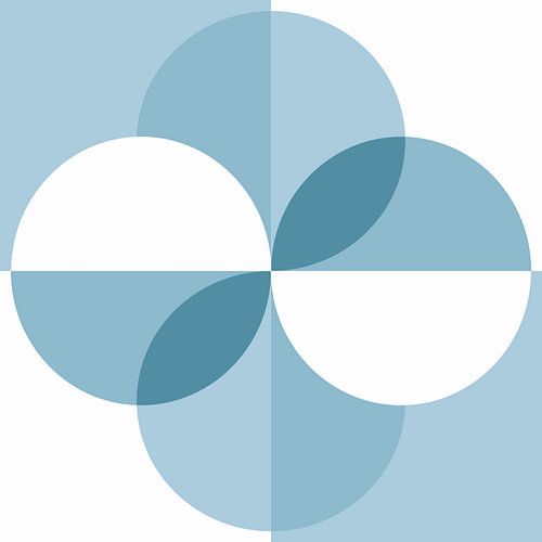 Scandinavische Retro Abstractie