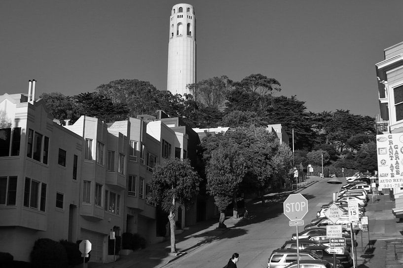 San Francisco in Schwarz und Weiß von aidan moran
