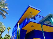 Het prachtige gebouw in Jardin Majorelle  by Petra Brouwer thumbnail