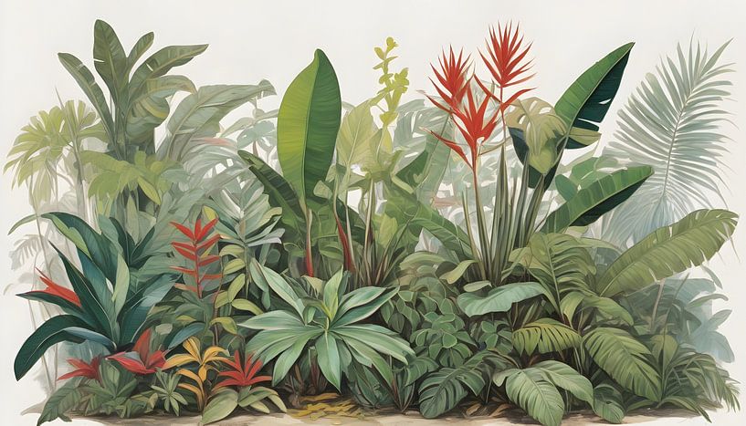 classic tropical garden by Wolfsee