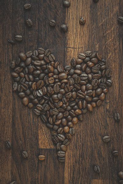 Koffiebonen Hart van Pim Haring