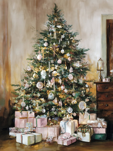Christmas tree with gifts