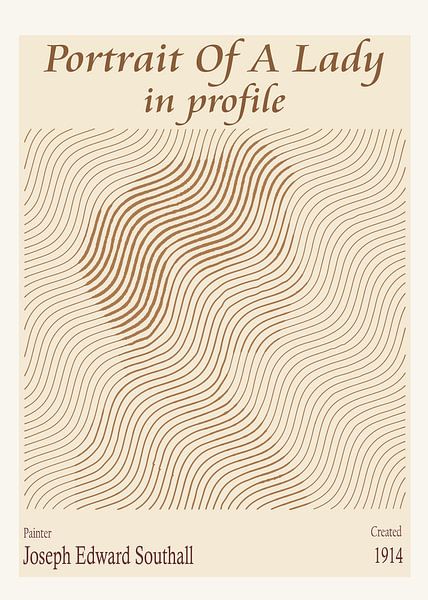 Porträt einer Dame im Profil (1914) von DOA Project