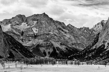 Großer Ahornboden schwarzweiss