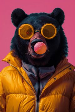 Bubblegum Fun: Bear 3 by ByNoukk