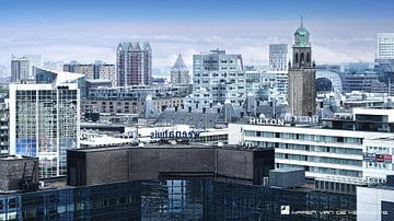 Rotterdam vanaf de daken, wat een uitzicht! van Karen van de Kerkhove
