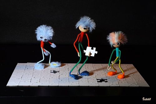 Puzzel humor met de Fubby's.