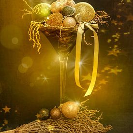 Weihnachtsstimmung mit Sternen. von Alie Ekkelenkamp