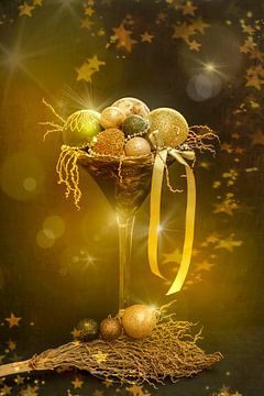 Weihnachtsstimmung mit Sternen. von Alie Ekkelenkamp