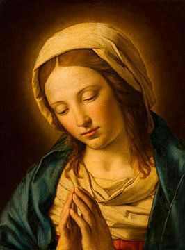 Biddende Maria, (naar) Sassoferrato