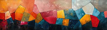Abstract schilderij van Kunst Kriebels
