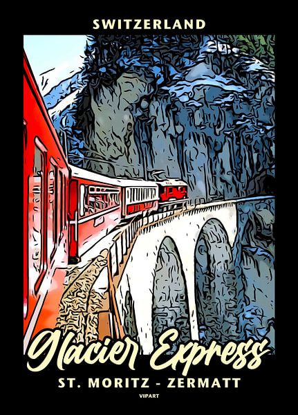 Glacier Express by vipart