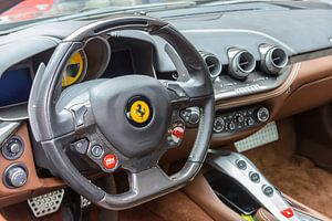 Ferrari F12Berlinetta Italian Gran Turismo sports car dashboard by Sjoerd van der Wal Photography