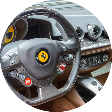 Ferrari F12Berlinetta Gran Turismo-sportwagen-dashboard van Sjoerd van der Wal Fotografie