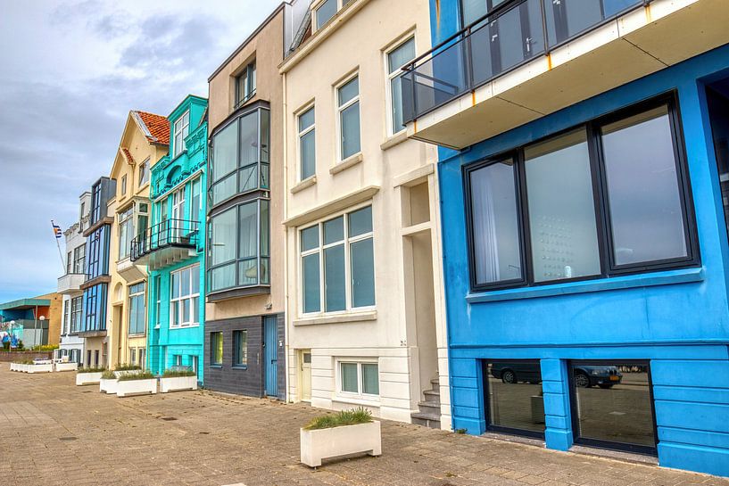 Colourful boelevard of Vlissingen by W J Kok