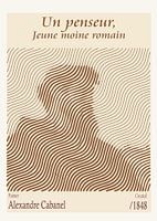 Un penseur, Jeune moine romain - Alexandre Cabanel