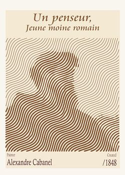 Een denker, een romeinse jongeman - Alexandre Cabanel