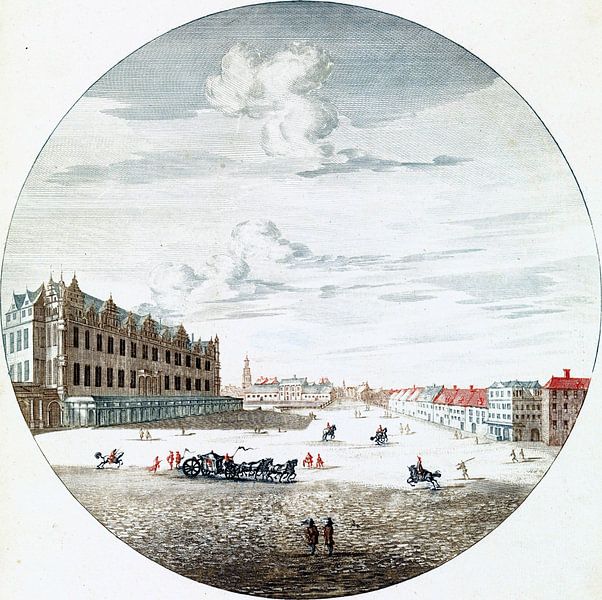 Jan van Call (I), Vue du château de la ville de Berlin du côté de la place, 1688 - 1698 par Atelier Liesjes
