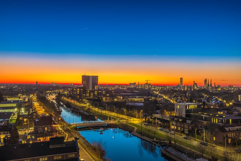 Blue hour Piushaven Tilburg by Freddie de Roeck