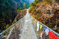 Bridge on the trek to Namche Bazaar