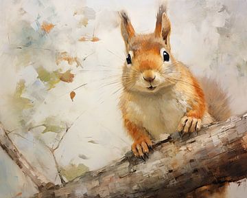 Squirrel by Wonderful Art