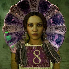 Pop-Art Schönheit Holland Parlemur Stempel von Yvonne Zeldenthuis