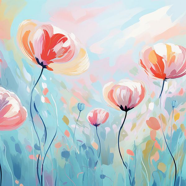 champ de fleurs par Liv ter Riet