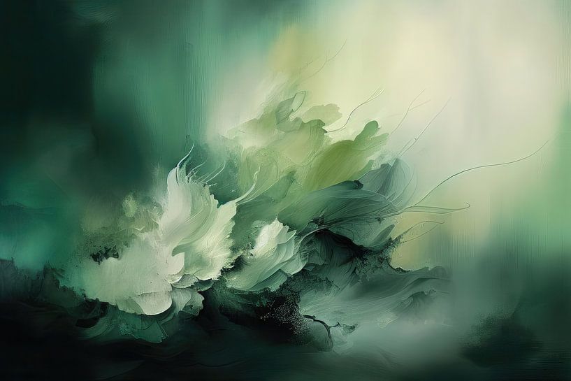 Abstract green by Bert Nijholt