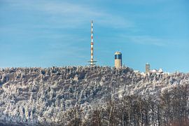 Kleine Winterwanderung im runde um den verschneiten Inselsberg bei Brotterode - Thüringen - Deutschland von Oliver Hlavaty