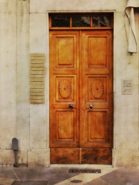 Doors serie - Italia 2 van Joost Hogervorst