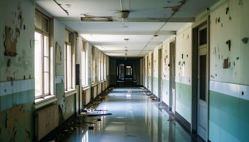 Lost Places Krankenhaus mit Türen Eingänge von Mustafa Kurnaz