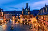 The famous town hall in Wernigerode, Harz, Saxony-Anhalt, Germany by Henk Meijer Photography thumbnail