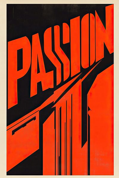 Affiche du design de la passion par Franka Poulain