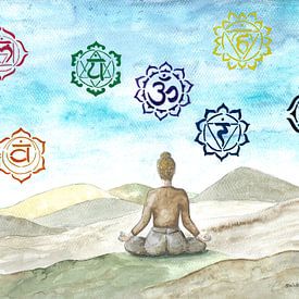 Chakra meditatie van Sandra Steinke