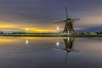 Alphen aan den Rijn - Vrouwgeestmolen von Frank Smit Fotografie