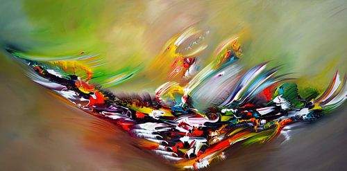 Abstract Green by Gena Theheartofart