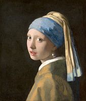 Meisje met parel - Meisje van Vermeer - Schilderij (HQ)