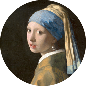 Meisje met parel - Meisje van Vermeer - Schilderij (HQ)