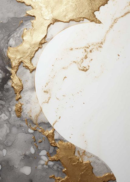 Abstraktes Golddekor von Morgan