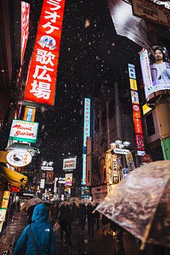 De Neonverlichte Nachten van Tokyo: Een Lichtspektakel van Ken Tempelers