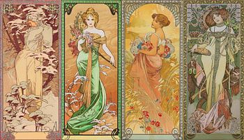 Saisons, Alphonse Mucha