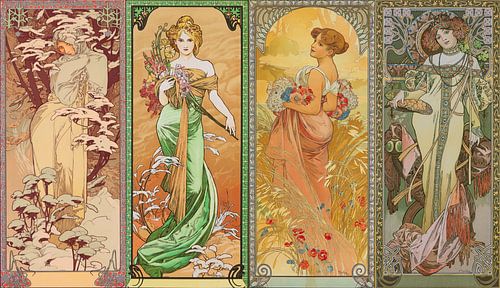 Seizoenen, Alphonse Mucha
