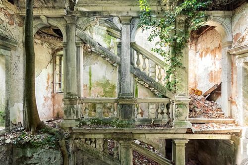 Verlaten villa - herwonnen door de natuur